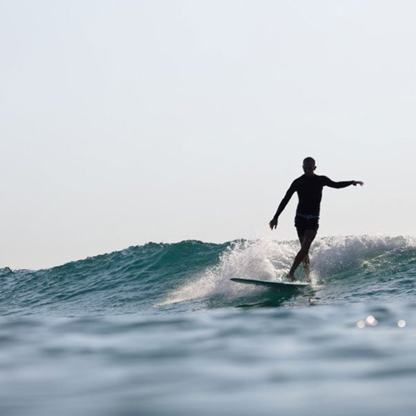 Jake Bevan Cross step log riding paterson surboards