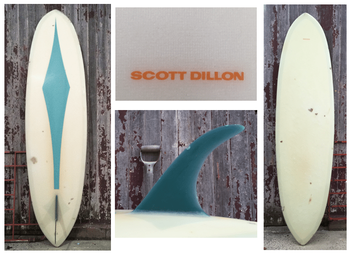 Sott Dillion surfboard collage